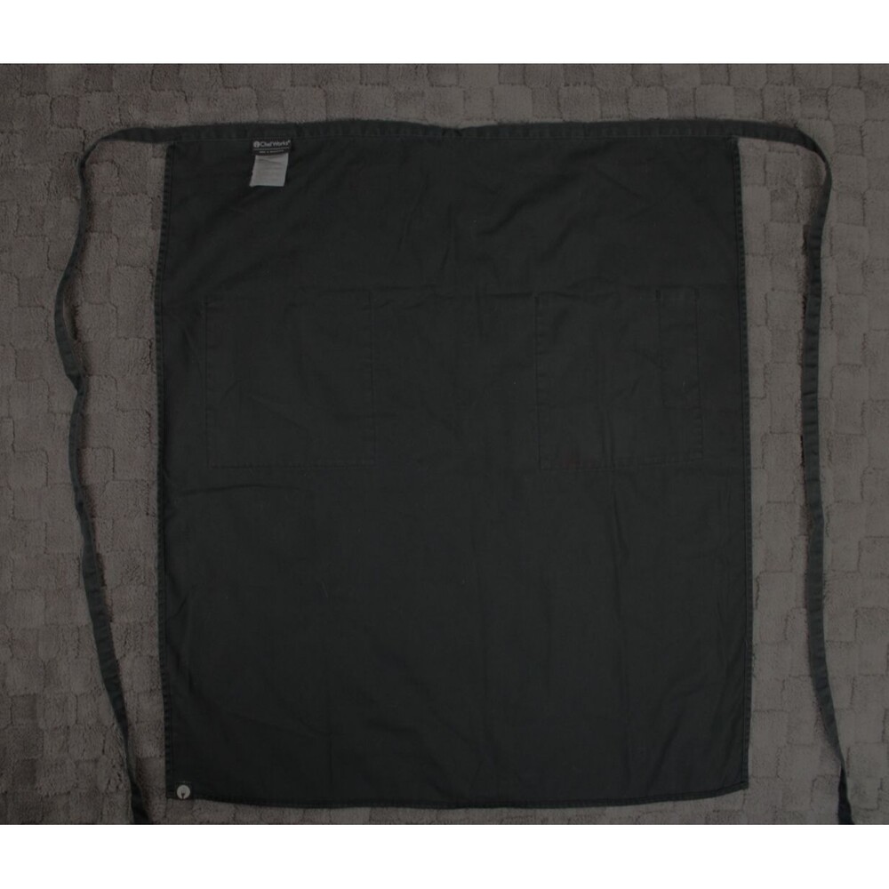 Chef Works Aprons With 2 Pockets for Men Black Chef